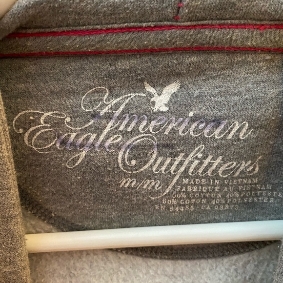 American Eagle Distressed New York Hoodie Size M - Picture 3 of 3